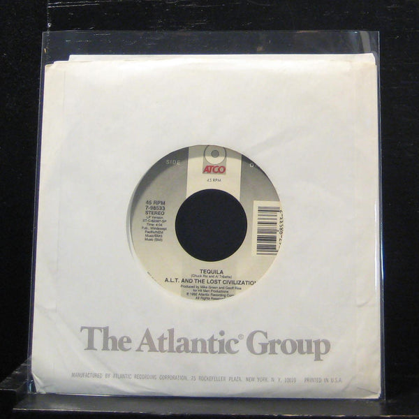 ALT And The Lost Civilization - Tequila / Refried Beans 7" VG+ 7-98533 Vinyl 45 - Shuga Records