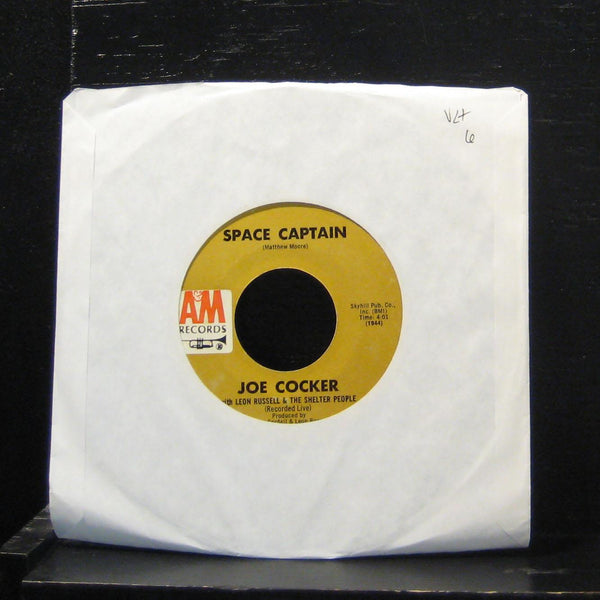 Joe Cocker - Space Captain / The Letter 7" VG+ 1174 Vinyl 45 A&M 1970 - Shuga Records