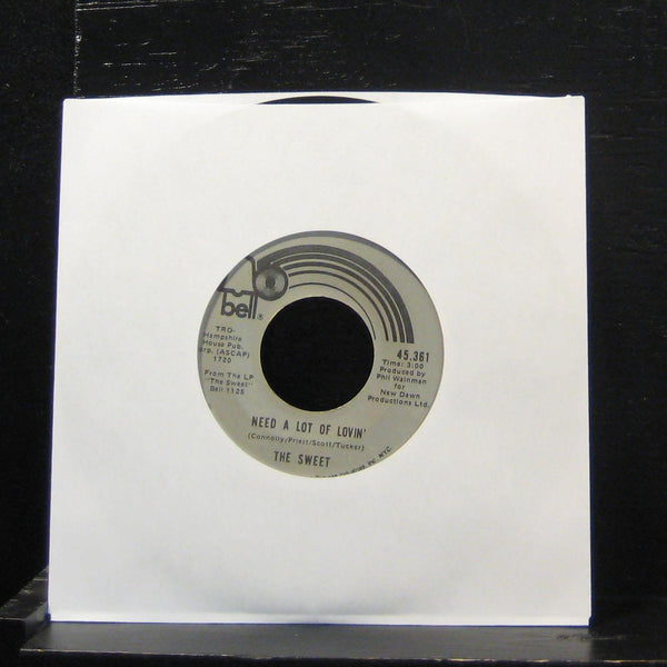 The Sweet - Blockbuster / Need A Lot Of Lovin 7" VG+ 45,361 Vinyl 45 - Shuga Records