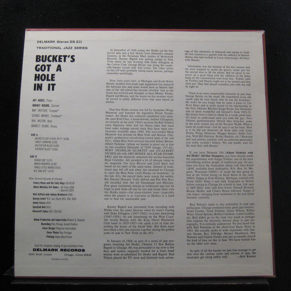Barney Bigard / Art Hoades - Bucket's Got A Hole In It LP VG+ DS 211 Brown Cover - Shuga Records