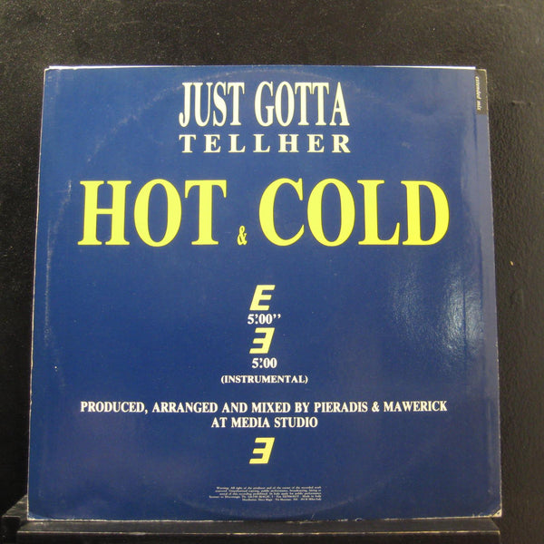 Hot & Cold - Just Gotta Tell Her 12" 45 RPM VG+ LMB 029 Italy Vinyl Record - Shuga Records