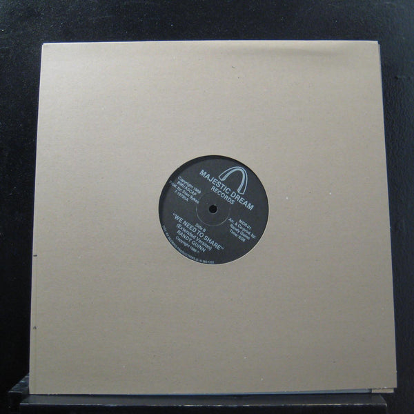 Randy Quinn - We Need To Share 12" VG+ MDR-01 Modern Soul Vinyl Record - Shuga Records