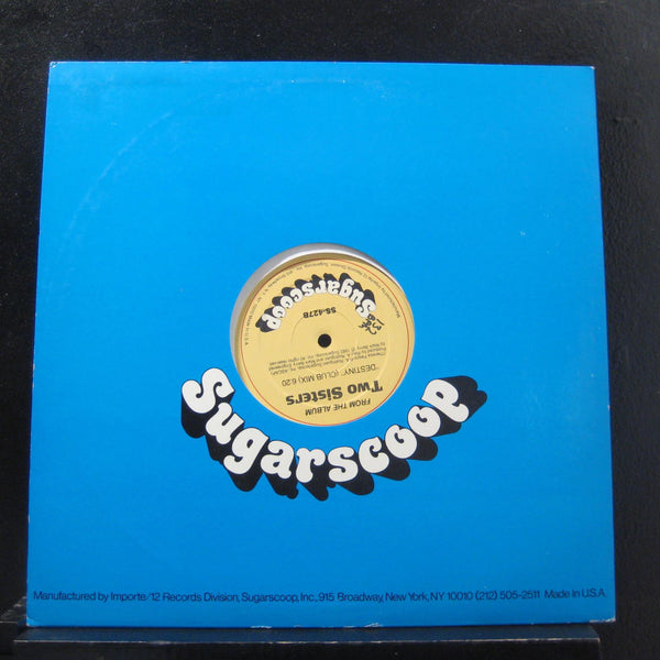 Two Sisters - Destiny 12" Mint- SS-427A-RE Sugarscoop 1983 USA Vinyl Record - Shuga Records