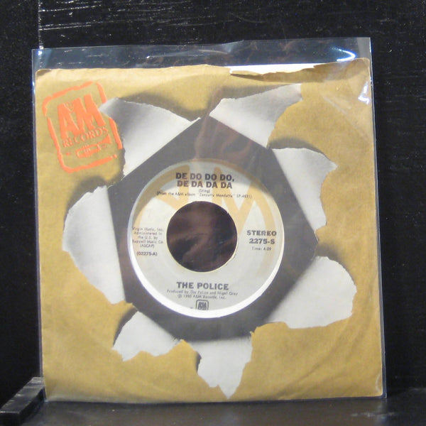 The Police - De Do Do Do, De Da Da Da 7" VG+ 2275-S A&M 1980 USA Vinyl 45 - Shuga Records