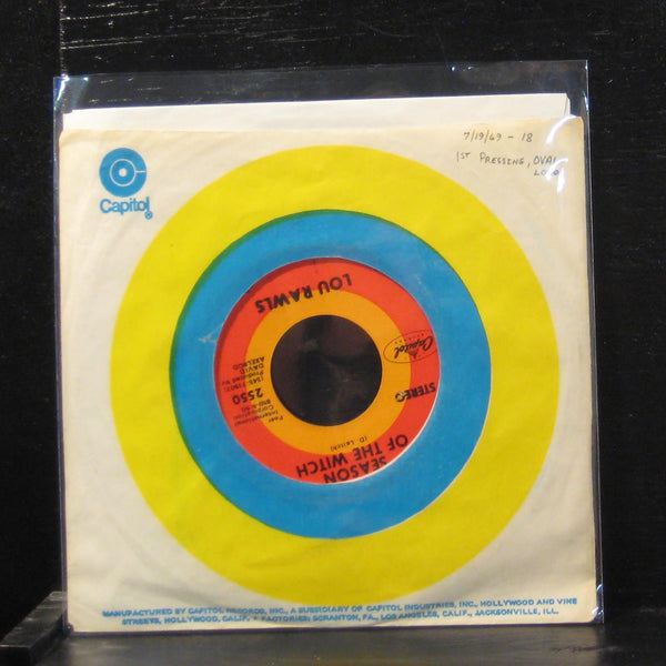 Lou Rawls - You Good Thing / Season Of The Witch 7" VG+ 2550 1st Vinyl 45 - Shuga Records