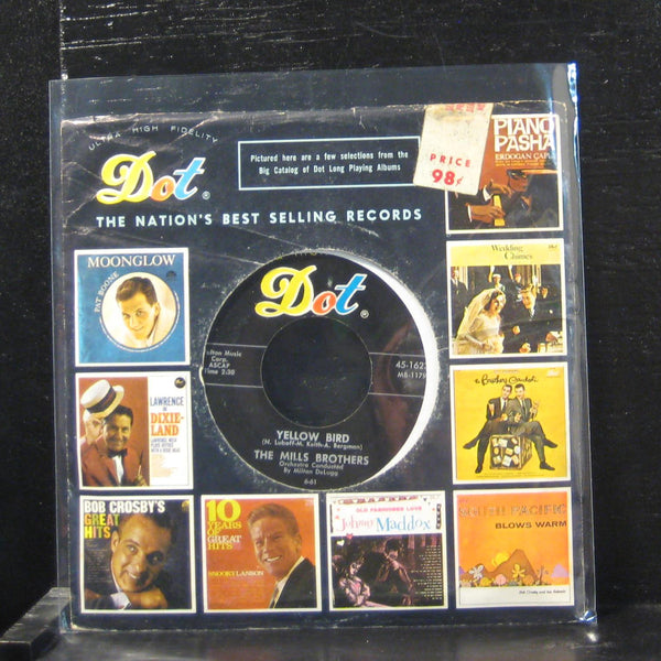 The Mills Brothers - Yellow Bird / Baby Clementine 7" VG 45-16234 Vinyl 45 - Shuga Records