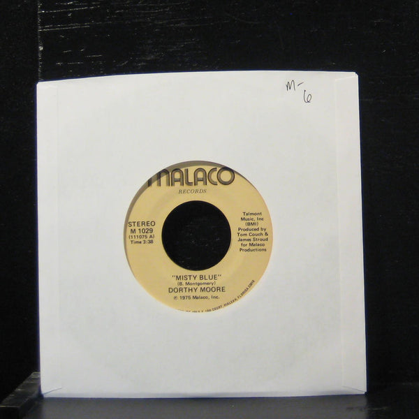 Dorthy Moore - Misty Blue / Here It Is 7" Mint- M 1029 Malaco 1975 USA Vinyl 45 - Shuga Records