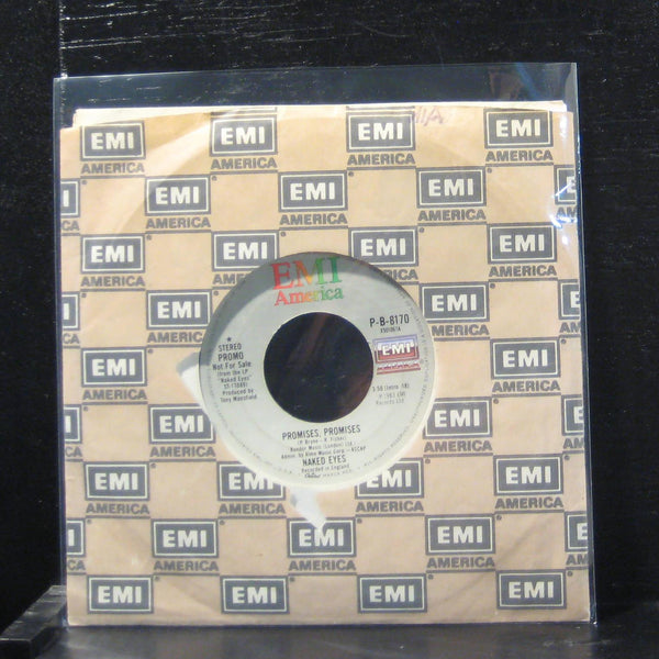 Naked Eyes - Promises, Promises 7" VG P-B-8170 Promo 1983 USA Vinyl 45 - Shuga Records
