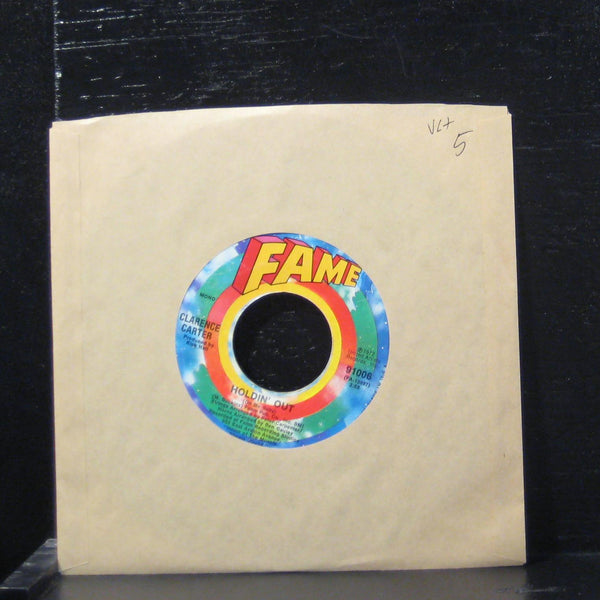 Clarence Carter - Back In Your Arms / Holdin' Out 7" VG+ 91006 Mono Vinyl 45 - Shuga Records