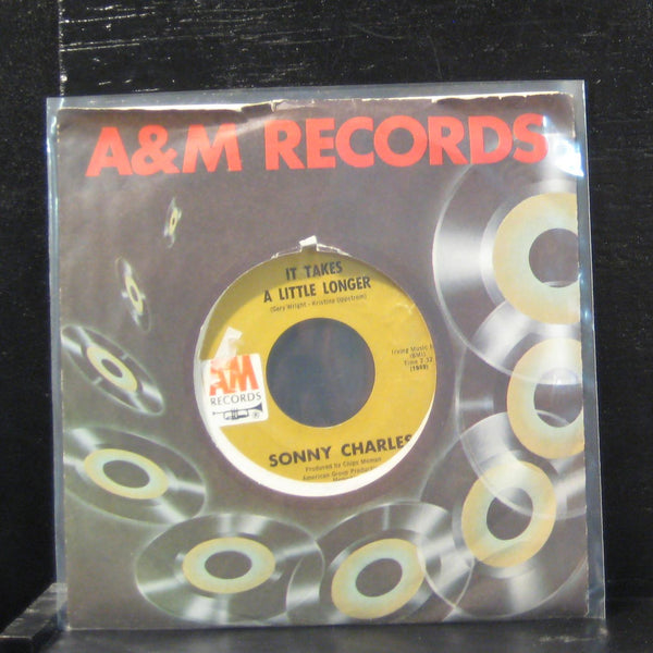 Sonny Charles - It Takes A Little Longer 7" VG+ 1177 A&M 1970 USA Vinyl 45 - Shuga Records