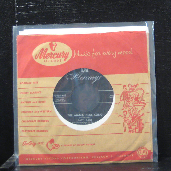 Patti Page With Jack Rael - I Can't Tell A Waltz From A Tango 7" Mint- 70458-X45 - Shuga Records