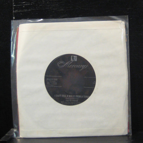 Patti Page With Jack Rael - I Can't Tell A Waltz From A Tango 7" VG+ 70458-X45 - Shuga Records