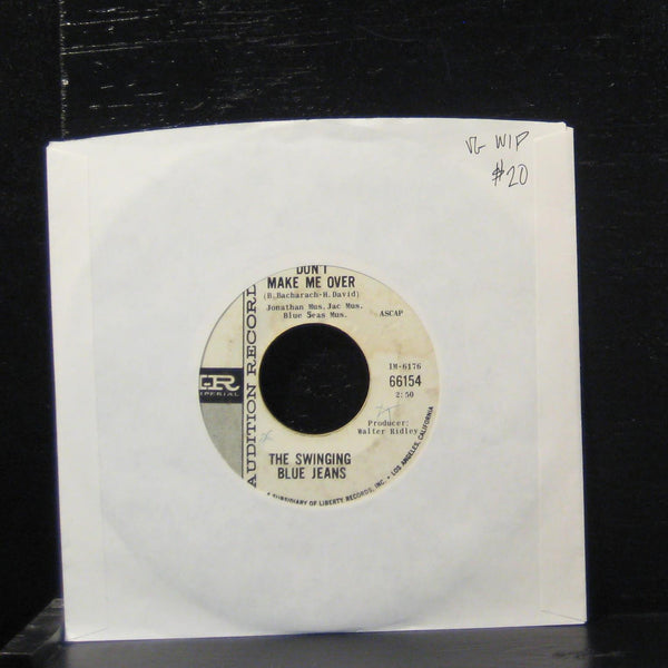 The Swinging Blue Jeans - Don't Make Me Over 7" VG 66154 White Promo Vinyl 45 - Shuga Records
