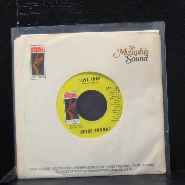Rufus Thomas - 6-3-8 / Love Trap 7" Mint- STA-0129 Stax 1972 USA Vinyl 45 - Shuga Records
