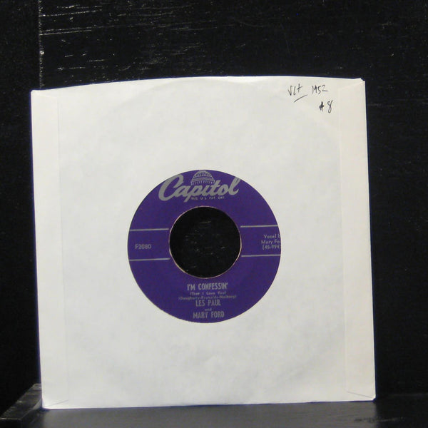 Les Paul And Mary Ford - I'm Confessin' (That I Love You) / Carioca 7" VG+ F2080 - Shuga Records