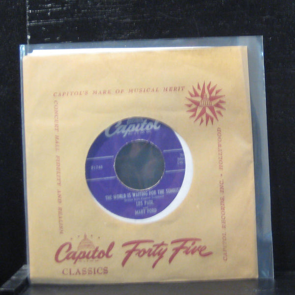 Les Paul And Mary Ford - The World Is Waiting For Sunrise 7" VG+ F1748 Alt Label - Shuga Records