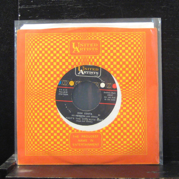 Don Costa - That's The Way With Love Viggio Nell' Infikito 7" VG+ UA318 Vinyl 45 - Shuga Records