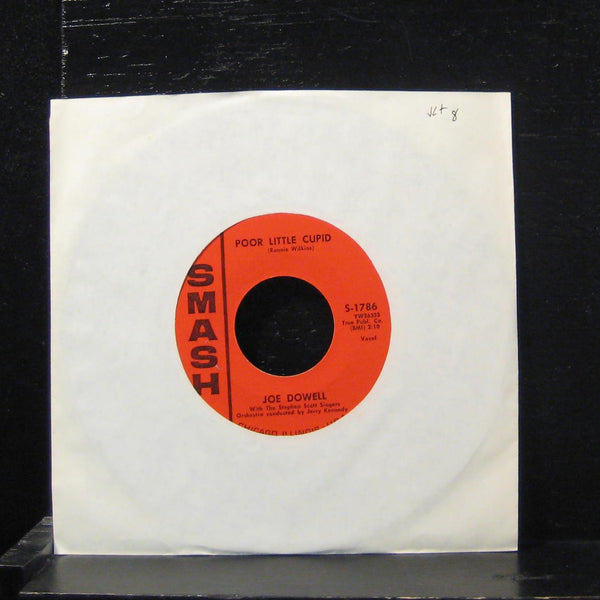 Joe Dowell - Poor Little Cupid / No Secrets 7" VG+ S-1786 Smash 1963 Vinyl 45 - Shuga Records