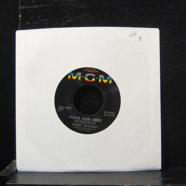 Tommy Edwards - Vaya Con Dios / One And Twenty 7" VG+ K12981 MGM Vinyl 45 - Shuga Records