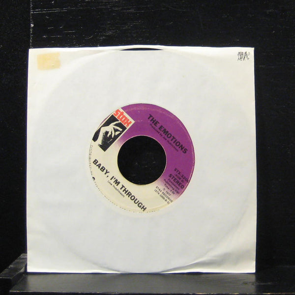 The Emotions - Shouting Out Love / Baby I'm Through 7" VG+ STX-3200 Vinyl 45 - Shuga Records