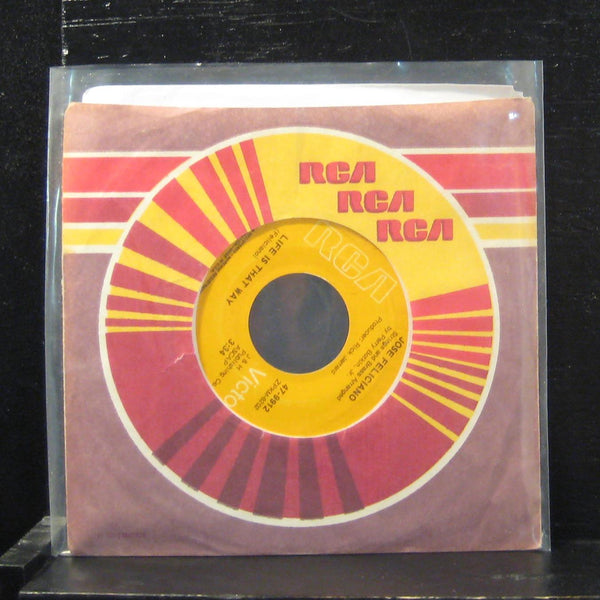Jose Feliciano - Life Is That Way / Pegao (Instrumental) 7" VG+ 47-9912 Vinyl 45 - Shuga Records