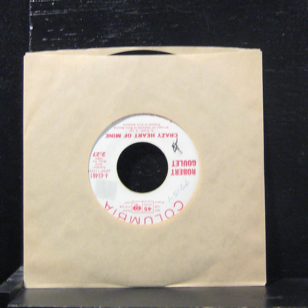 Robert Goulet - Everlasting / Crazy Heart Of Mine 7" VG+ 4-43481 Promo Vinyl 45 - Shuga Records
