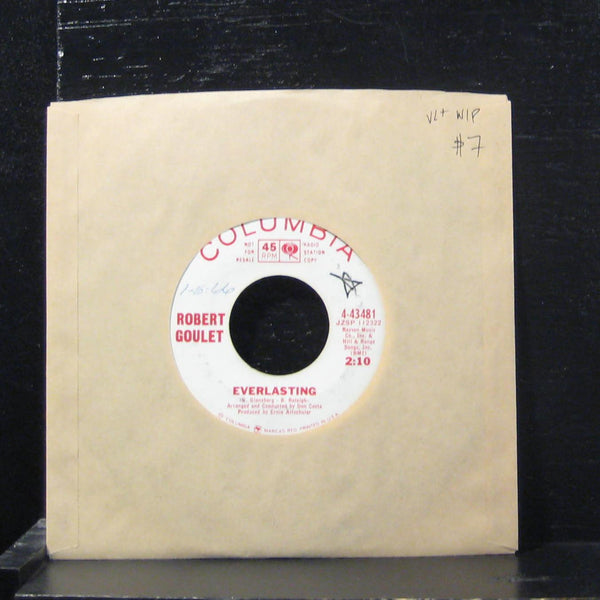 Robert Goulet - Everlasting / Crazy Heart Of Mine 7" VG+ 4-43481 Promo Vinyl 45 - Shuga Records
