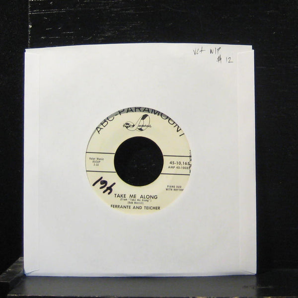 Ferrante And Teicher - Lida Rose / Take Me Along 7" VG+ 45-10,165 Promo Vinyl 45 - Shuga Records