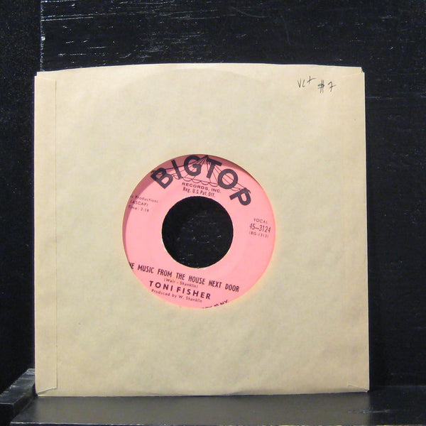 Toni Fisher - Music From The House Next Door / Quickly My Love 7" VG+ 45-3124 - Shuga Records