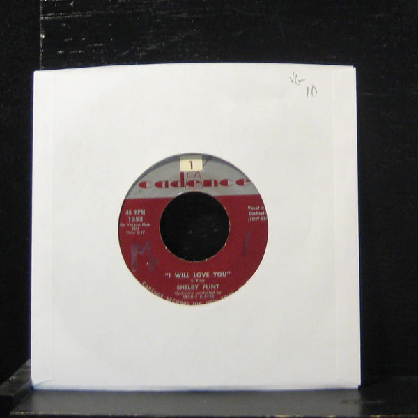 Shelby Flint - I Will Love You / Oh I Mis Him So 7" VG 1352 Cadence USA Vinyl 45 - Shuga Records