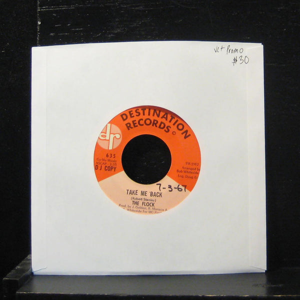 The Flock - Take Me Back / Each Day Is A Lonely Night 7" VG+ 635 Promo Vinyl 45 - Shuga Records