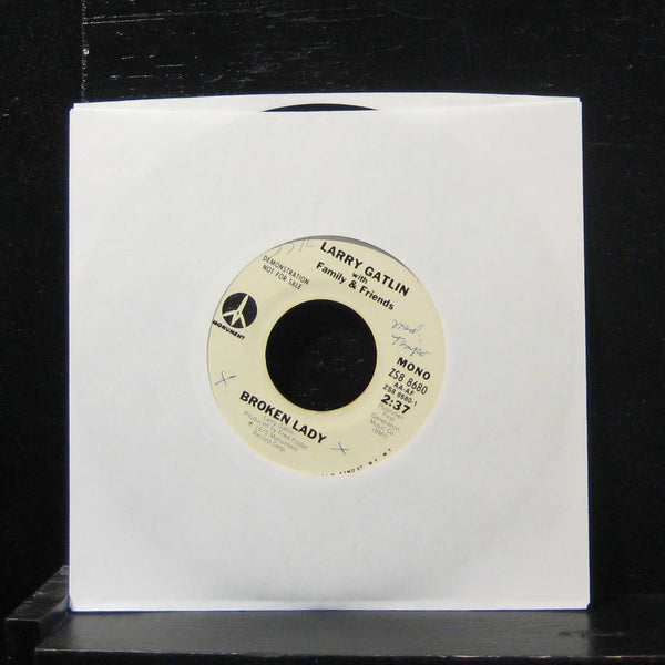 Larry Galtin - Broken Lady 7" VG+ ZS8 8680 White Promo 1975 USA Vinyl 45 - Shuga Records