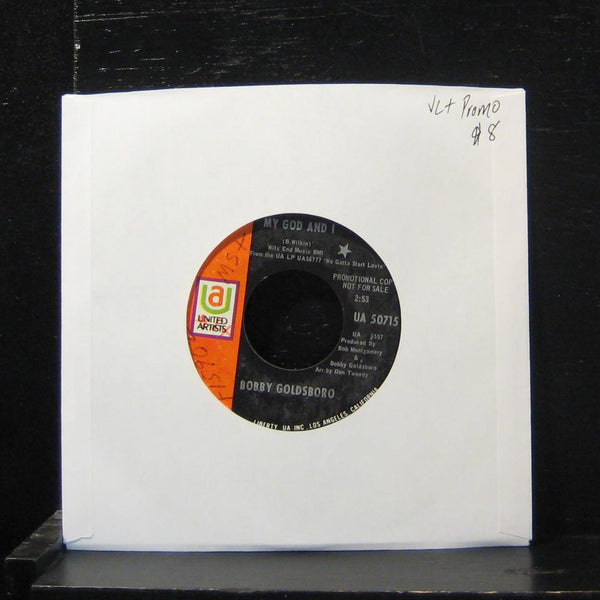 Bobby Goldsboro - The World Beyond / My God And I 7" VG+ UA 50717 Promo Vinyl 45 - Shuga Records