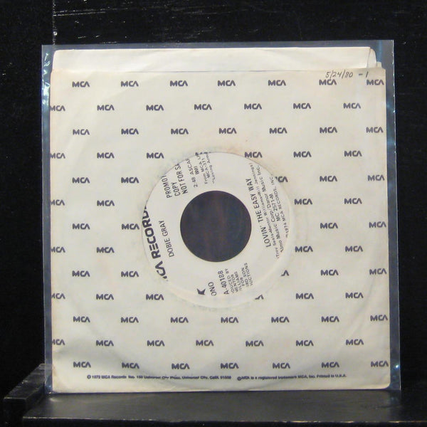 Dobie Gray - Lovin' The Easy Way 7" VG+ MCA-40188 White Promo 1974 USA Vinyl 45 - Shuga Records