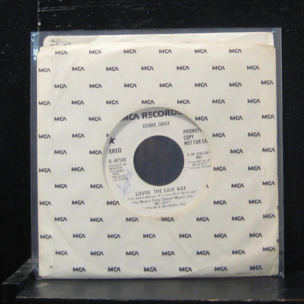 Dobie Gray - Lovin' The Easy Way 7" VG+ MCA-40188 White Promo 1974 USA Vinyl 45 - Shuga Records