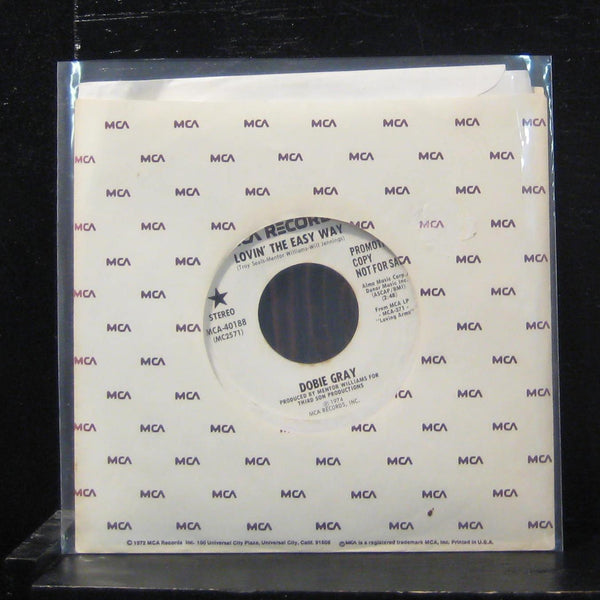 Dobie Gray - Lovin' The Easy Way 7" Mint- MCA-40188 White Promo Vinyl 45 - Shuga Records