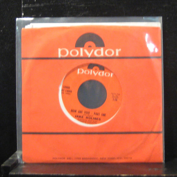 Jake Holmes - How Are You? 7" Mint- PD2 14006 Polydor 1969 USA Vinyl 45 - Shuga Records