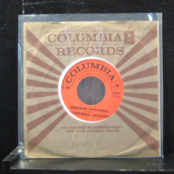 Stonewall Jackson - Greener Pastures /Wedding Bells For You & Him 7" VG+ 4-41932 - Shuga Records