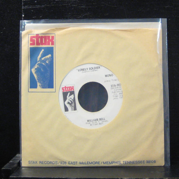 William Bell - Lonely Soldier 7" Mint- STA-0070 White Promo 1970 USA Vinyl 45 - Shuga Records