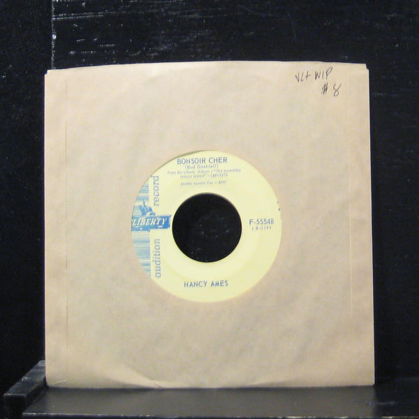 Nancy Ames - Bonsoir Cher / Cu Cu Rru Cu Cu Paloma 7" VG+ F-55548 Promo Vinyl 45 - Shuga Records