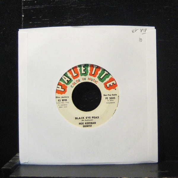 Moe Koffman Quintet - Black Eye Peas / Sapphire 7" VG+ PZ 5045 Promo Vinyl 45 - Shuga Records