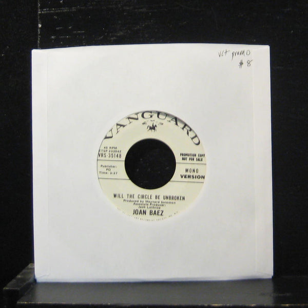 Joan Baez-  Will The Circle Be Broken 7" VG+ VRS-35148 Promo 1972 USA Vinyl 45 - Shuga Records