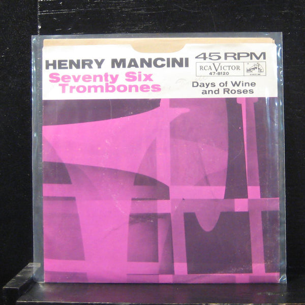 Henry Mancini - Days Of Wine And Roses / Seventy Six Trombones 7" VG+ 47-8120 - Shuga Records