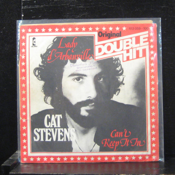 Cat Stevens - Lady D'Arbanville / Can't Keep It In 7" VG+ 103 059 Germany Vinyl - Shuga Records