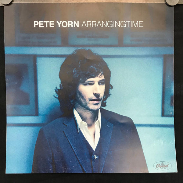 Pete Yorn - Arranging Time 12" x 12" VG+ Poster - Shuga Records