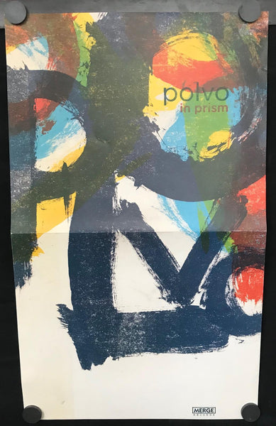Polvo - In Prism 12" x 20" VG+ 2009 Promo Poster - Shuga Records