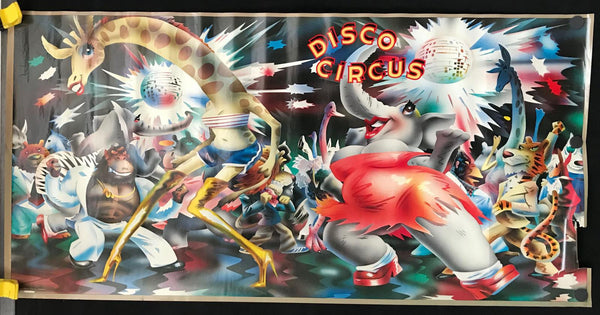 Disco Circus 22.75" x 45.75" Promo 1978 VG Poster - Shuga Records