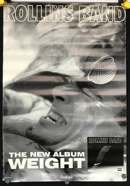 Henry Rollins Band - Weight Album 27" x 39.5" Promo 1994 Poster - Shuga Records