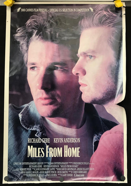 Miles From Home 26.5" x 39.75" 1988 Movie Poster - Shuga Records