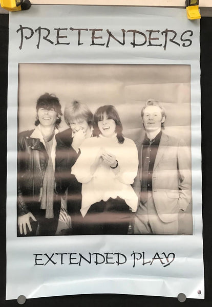Pretenders - Extended Play 23" x 34.5" VG 1981 Promo Poster - Shuga Records